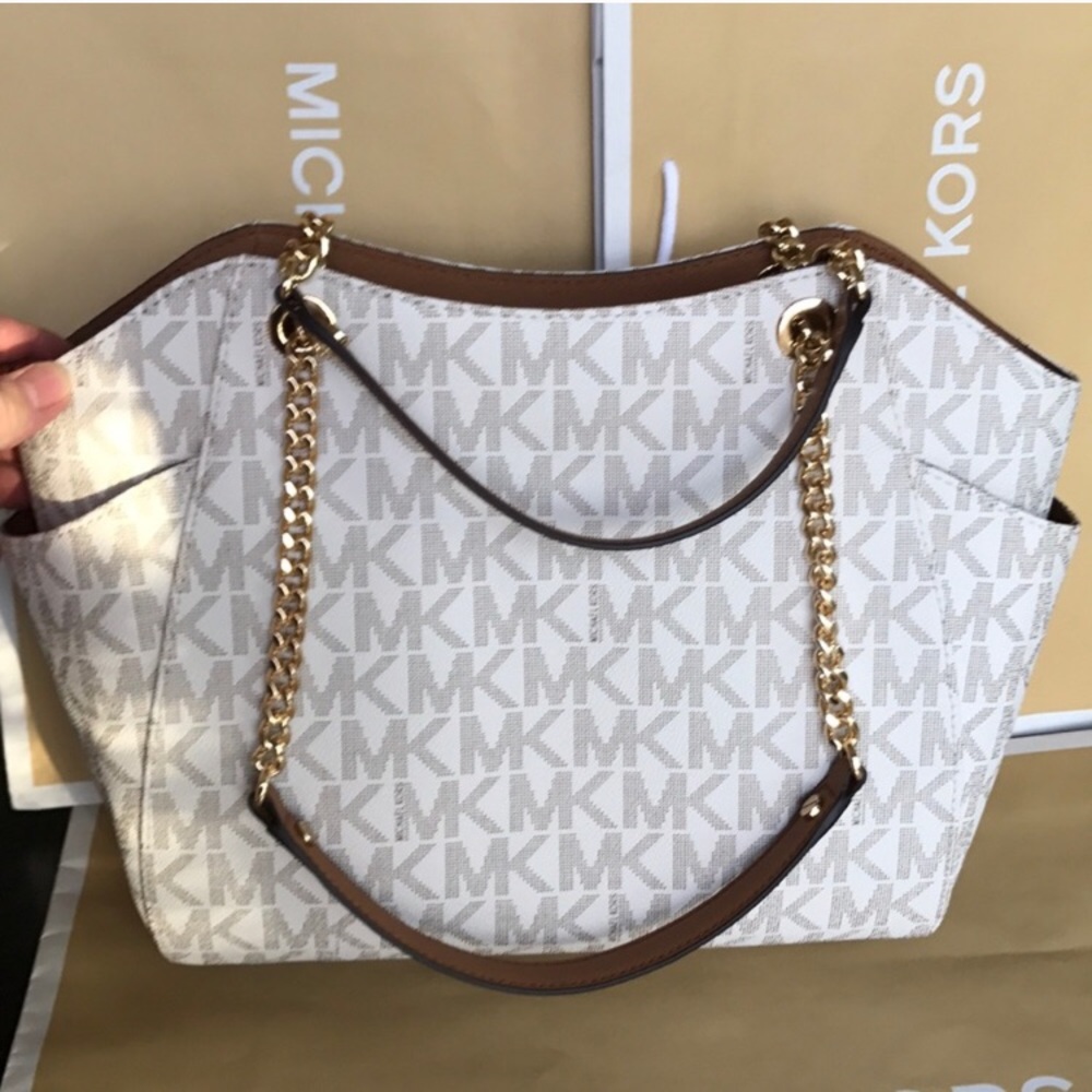 💦🌻mk chain tote🌻shoulder bag, vanilla, - Picture 5 of 7